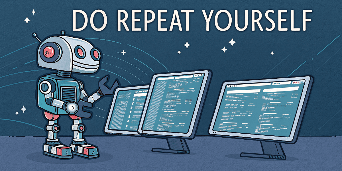 Do Repeat Yourself